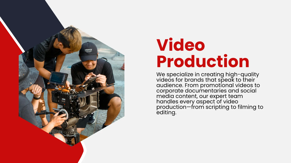 Free Media Presentation Template to Edit Online