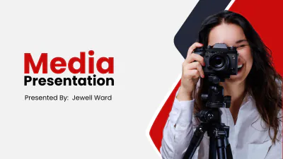 Free Media Presentation Template to Edit Online