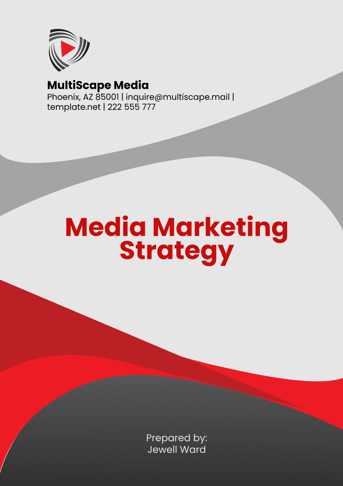 Media Marketing Strategy Template - Edit Online & Download