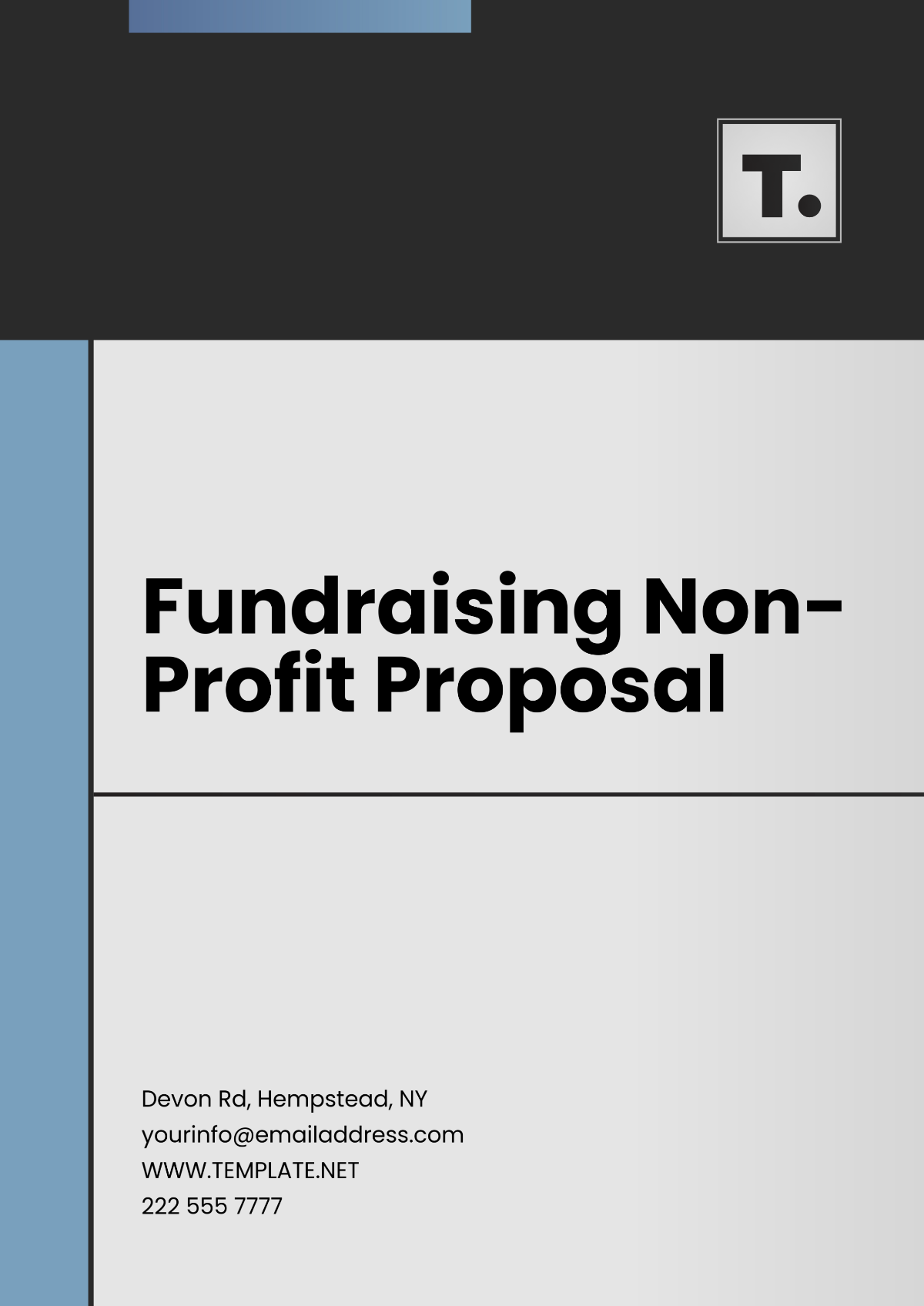 Fundraising Non- Profit Proposal Template - Edit Online & Download