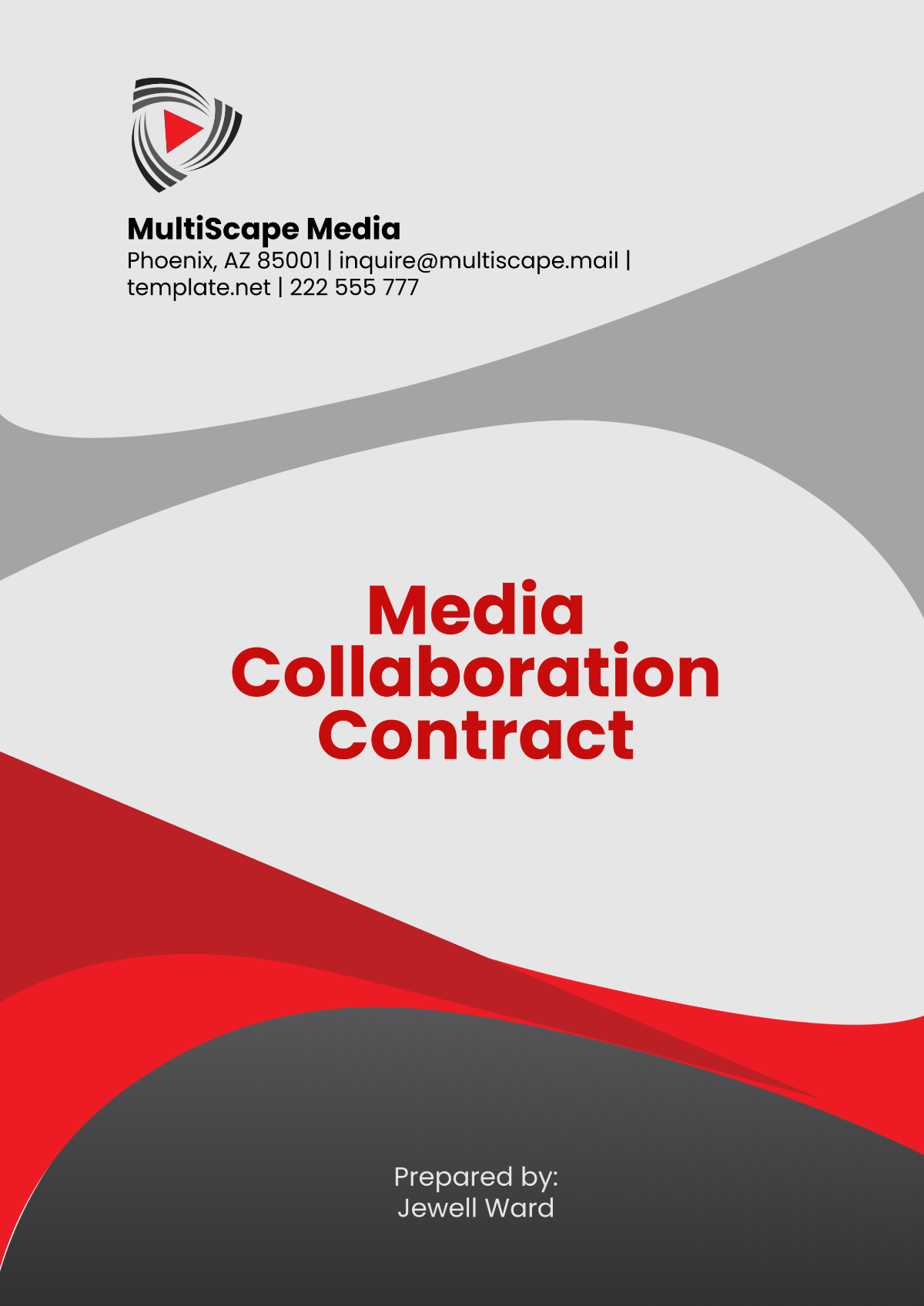 Media Collaboration Contract Template - Edit Online & Download