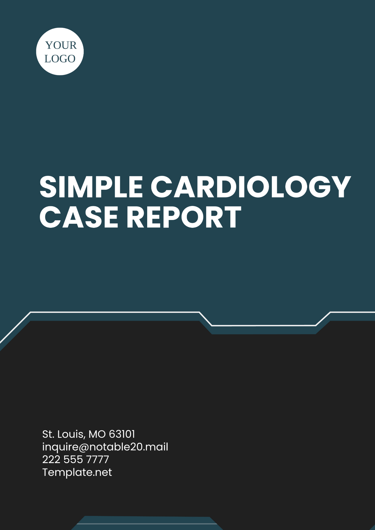 Simple Cardiology Case Report Template - Edit Online & Download