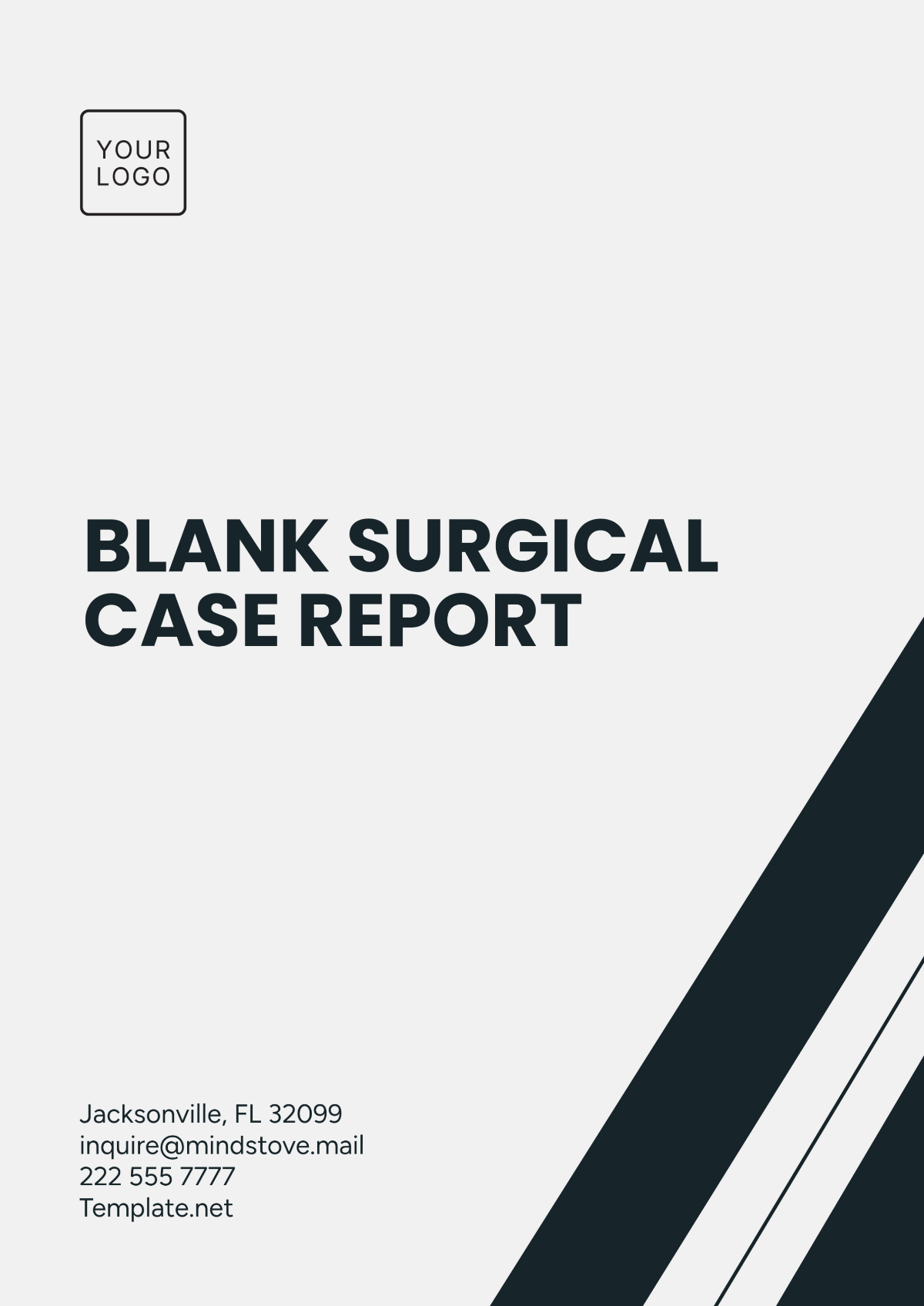 Blank Surgical Case Report Template - Edit Online & Download