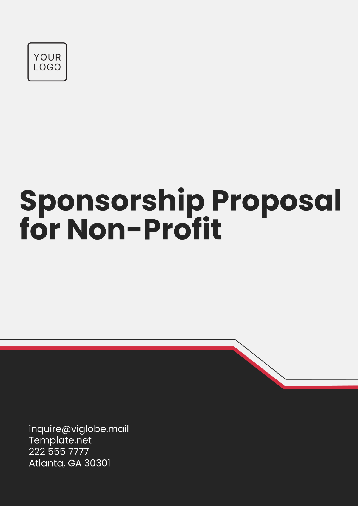 Sponsorship Proposal for Non- Profit template - Edit Online & Download