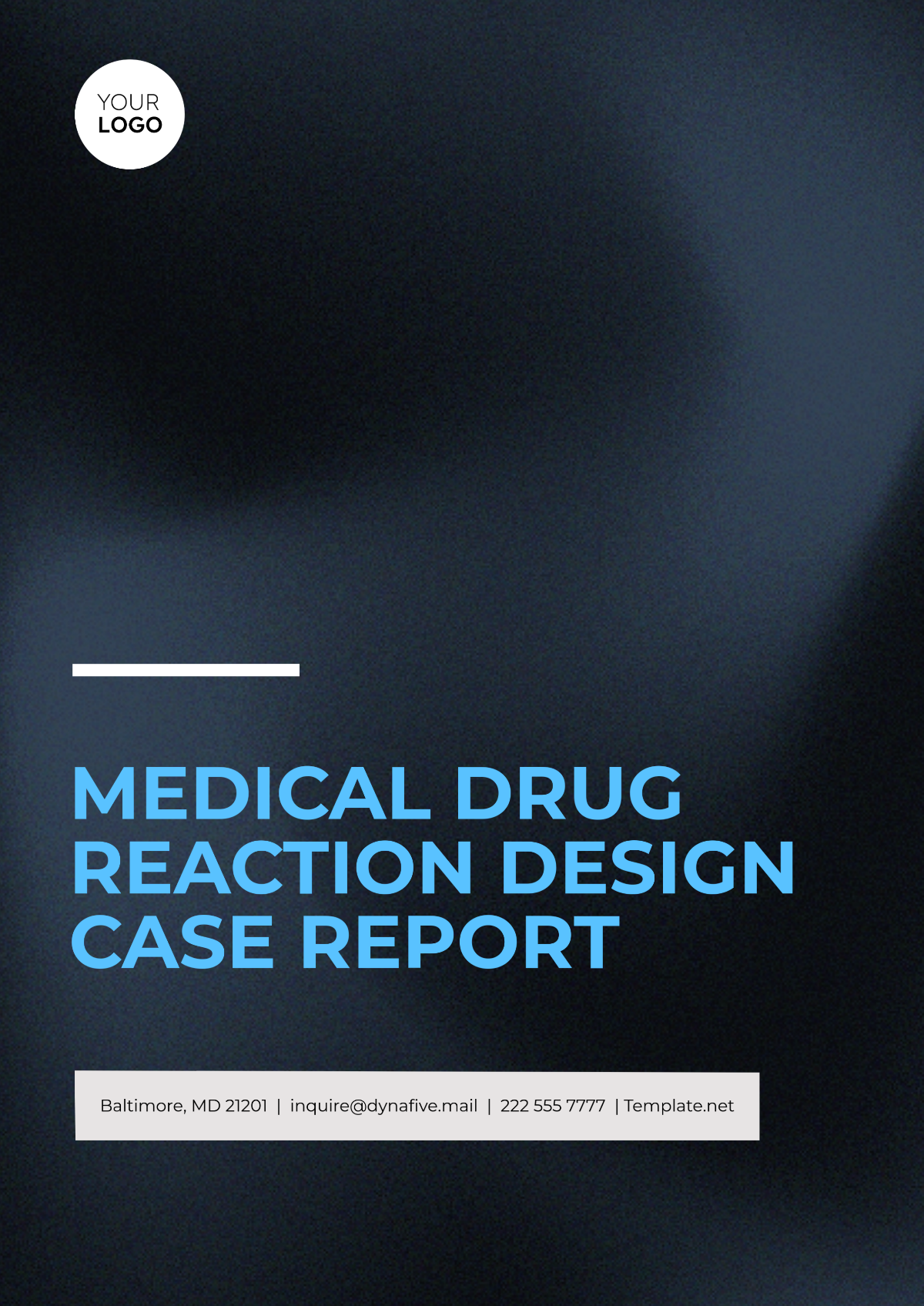 Medical Drug Reaction Design Case Report Template - Edit Online & Download