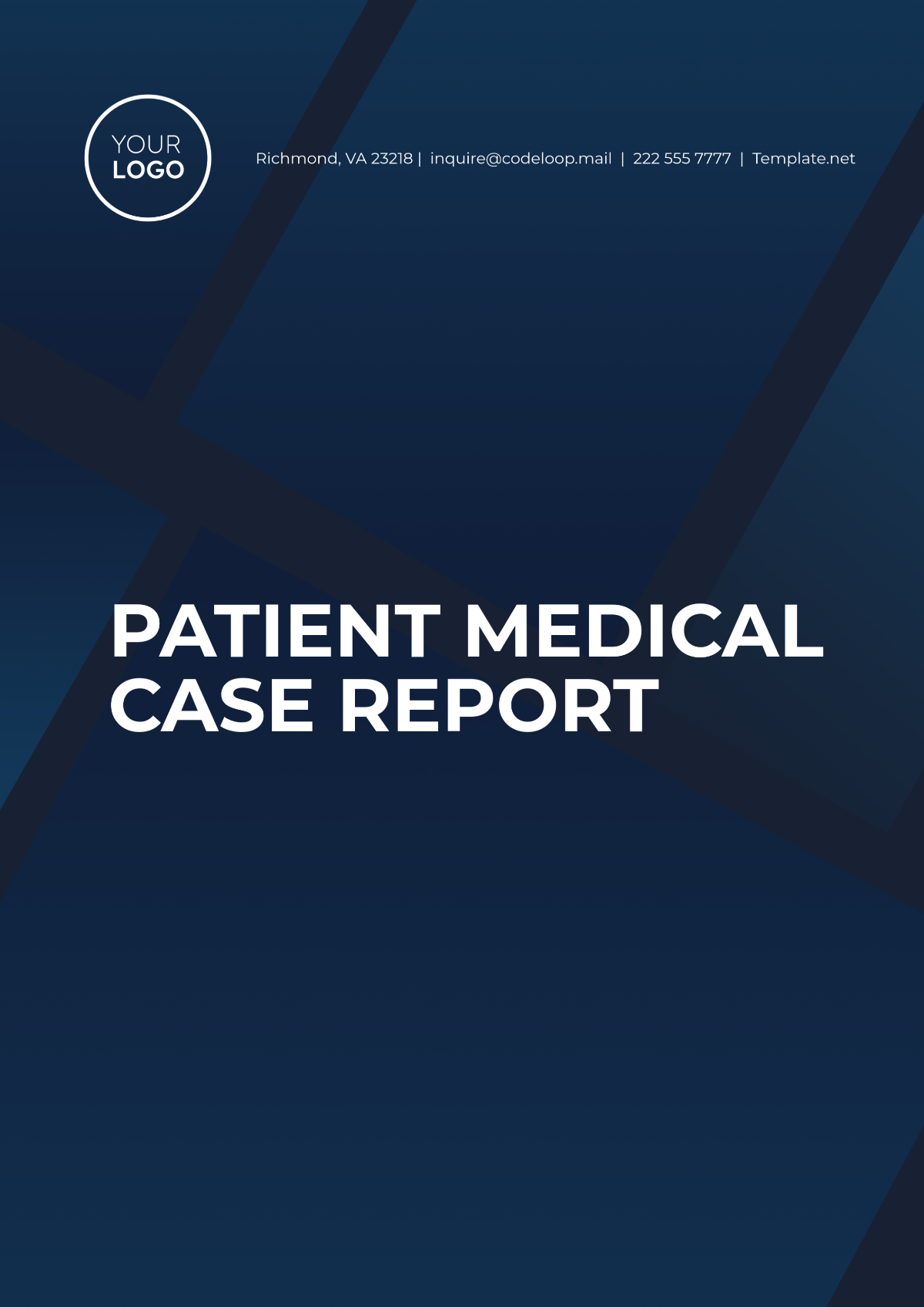 Patient Medical Case Report Template - Edit Online & Download