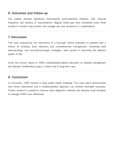 Free Pulmonology Case Report Template to Edit Online