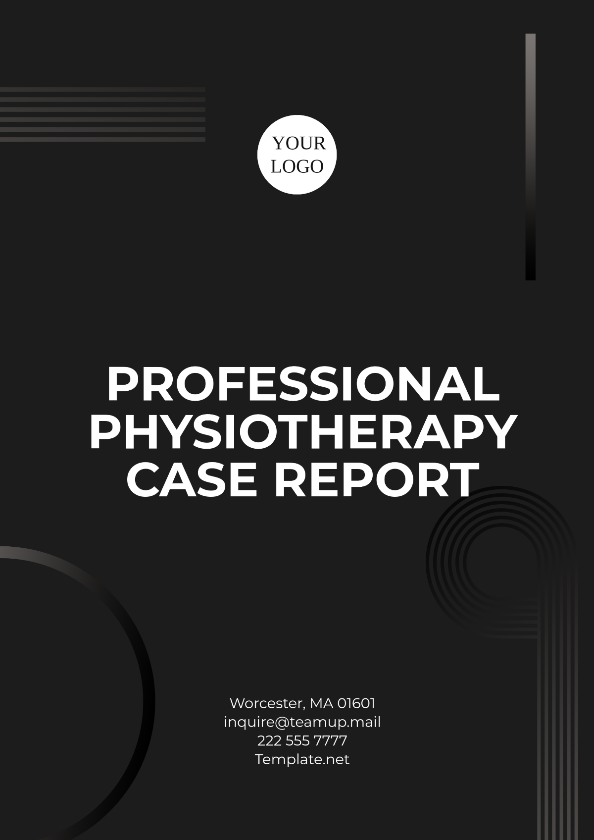 Professional Physiotherapy Case Report Template - Edit Online & Download