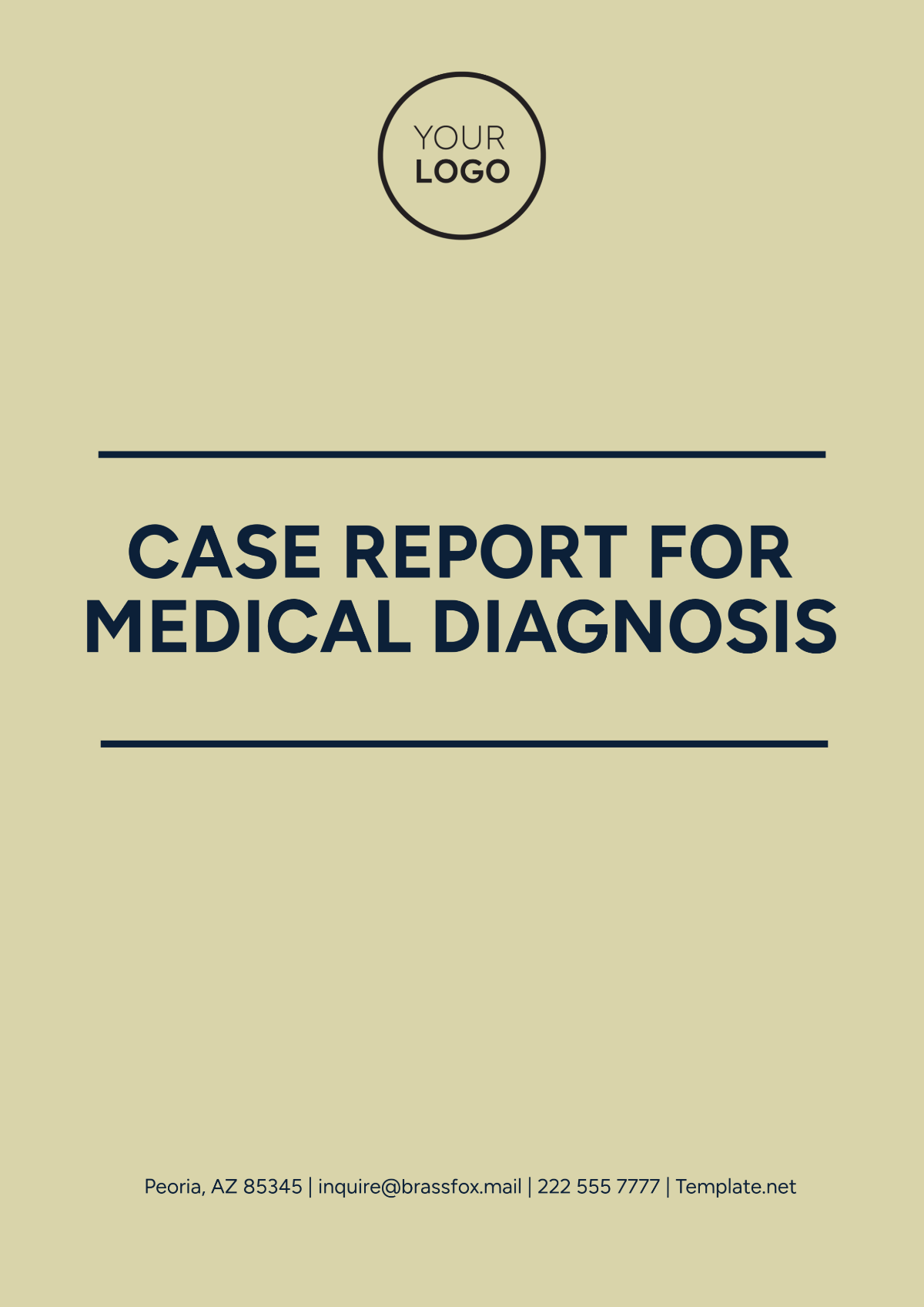 Case Report for Medical Diagnosis Template - Edit Online & Download