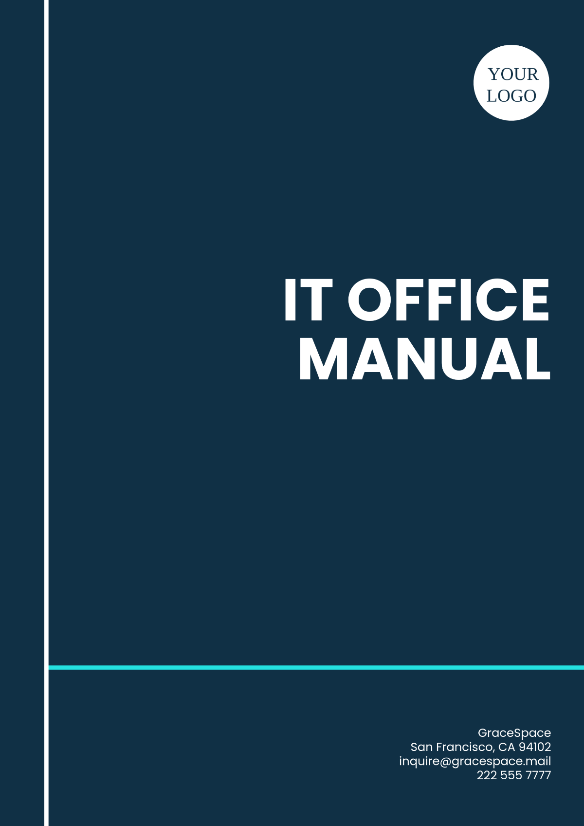 IT Office Manual Template - Edit Online & Download