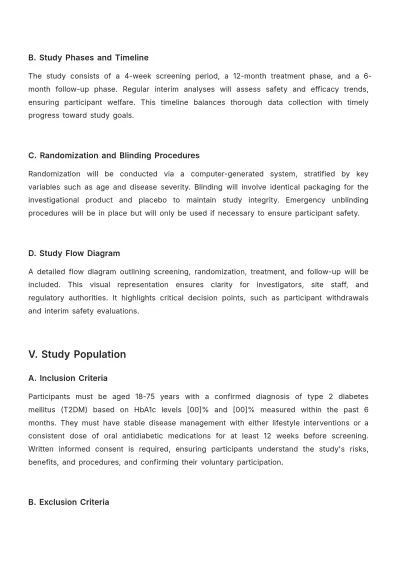 Free Pharmaceutical Clinical Trial Protocol Template to Edit Online