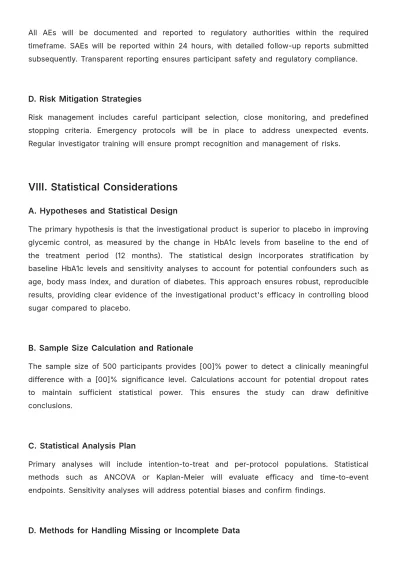 Free Pharmaceutical Clinical Trial Protocol Template to Edit Online