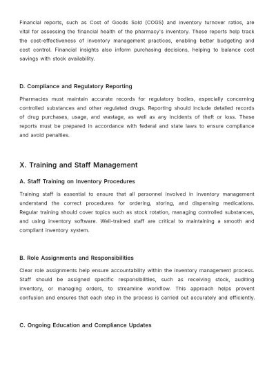 Free Pharmaceutical Inventory Management Template to Edit Online