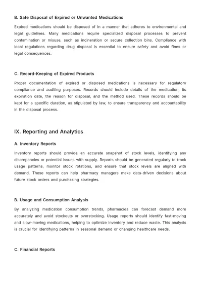 Free Pharmaceutical Inventory Management Template to Edit Online