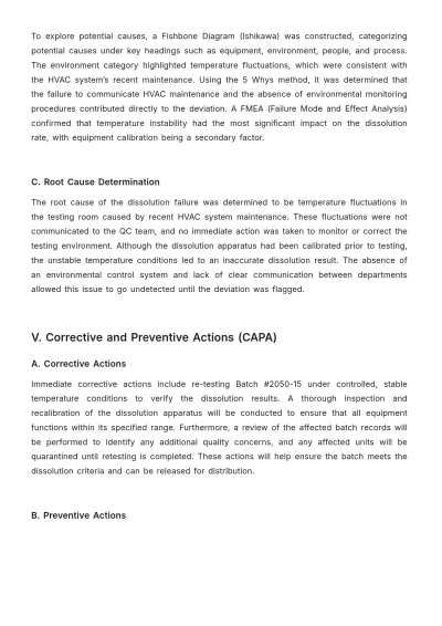 Free Pharmaceutical Root Cause Analysis Template to Edit Online
