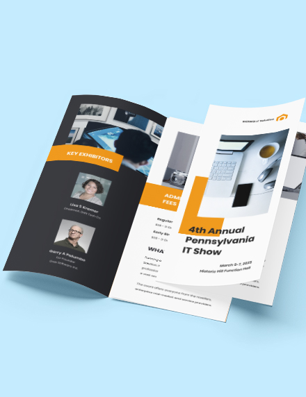 Trifold IT Show Brochure Format