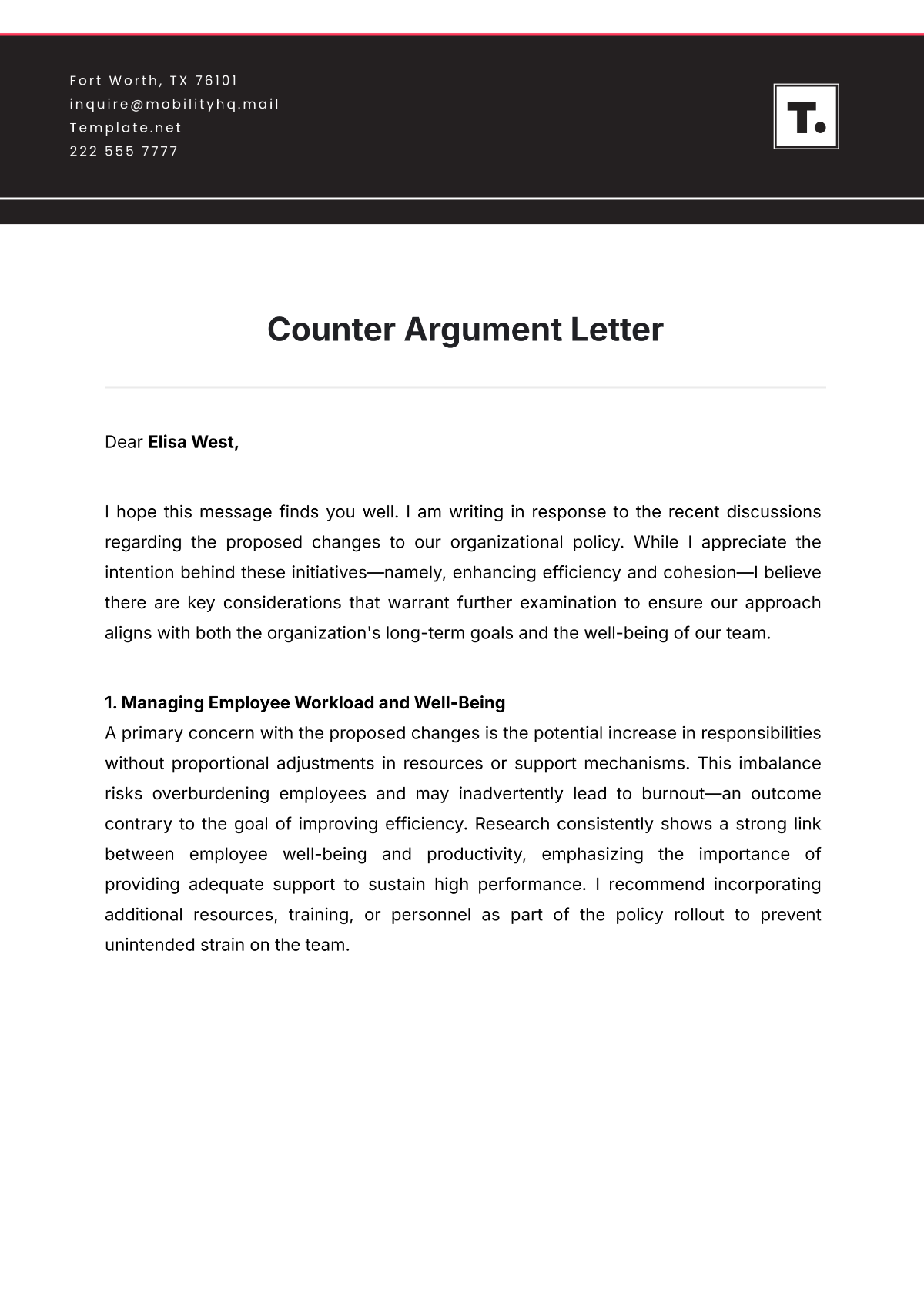 FREE Rebuttal Letter Templates - Edit Online & Download