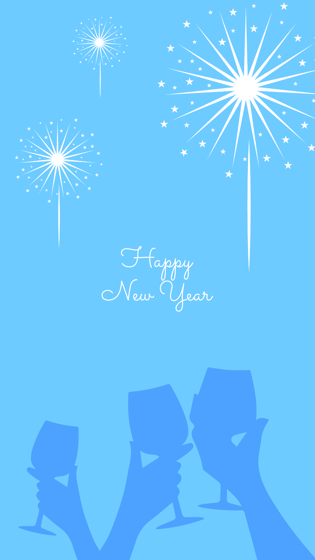 Free New Year Wallpaper Template