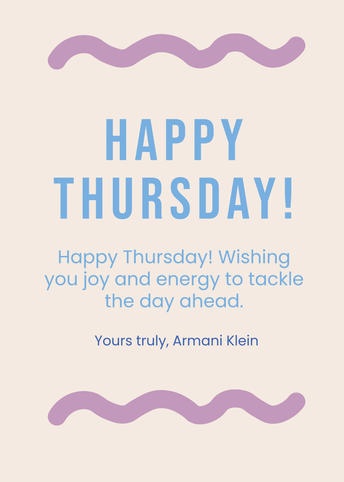 Happy Thursday Greeting