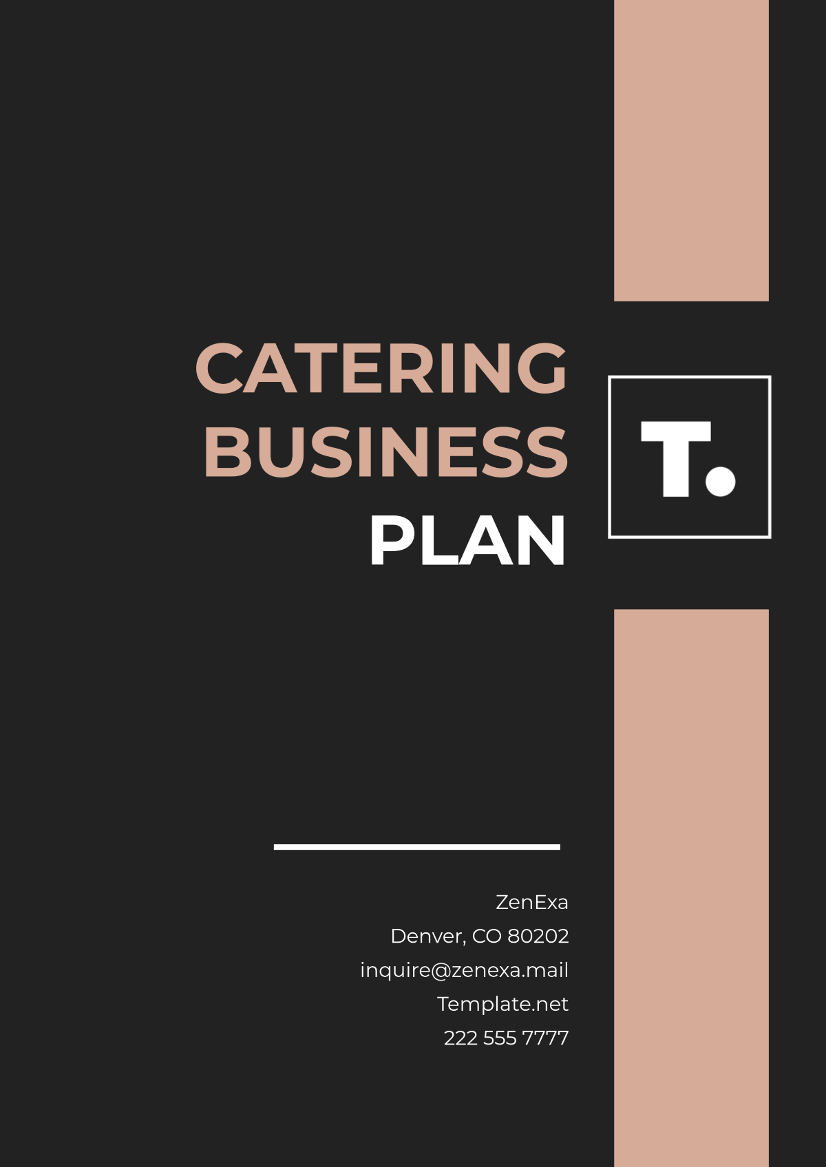 Catering Business Plan  Template - Edit Online & Download