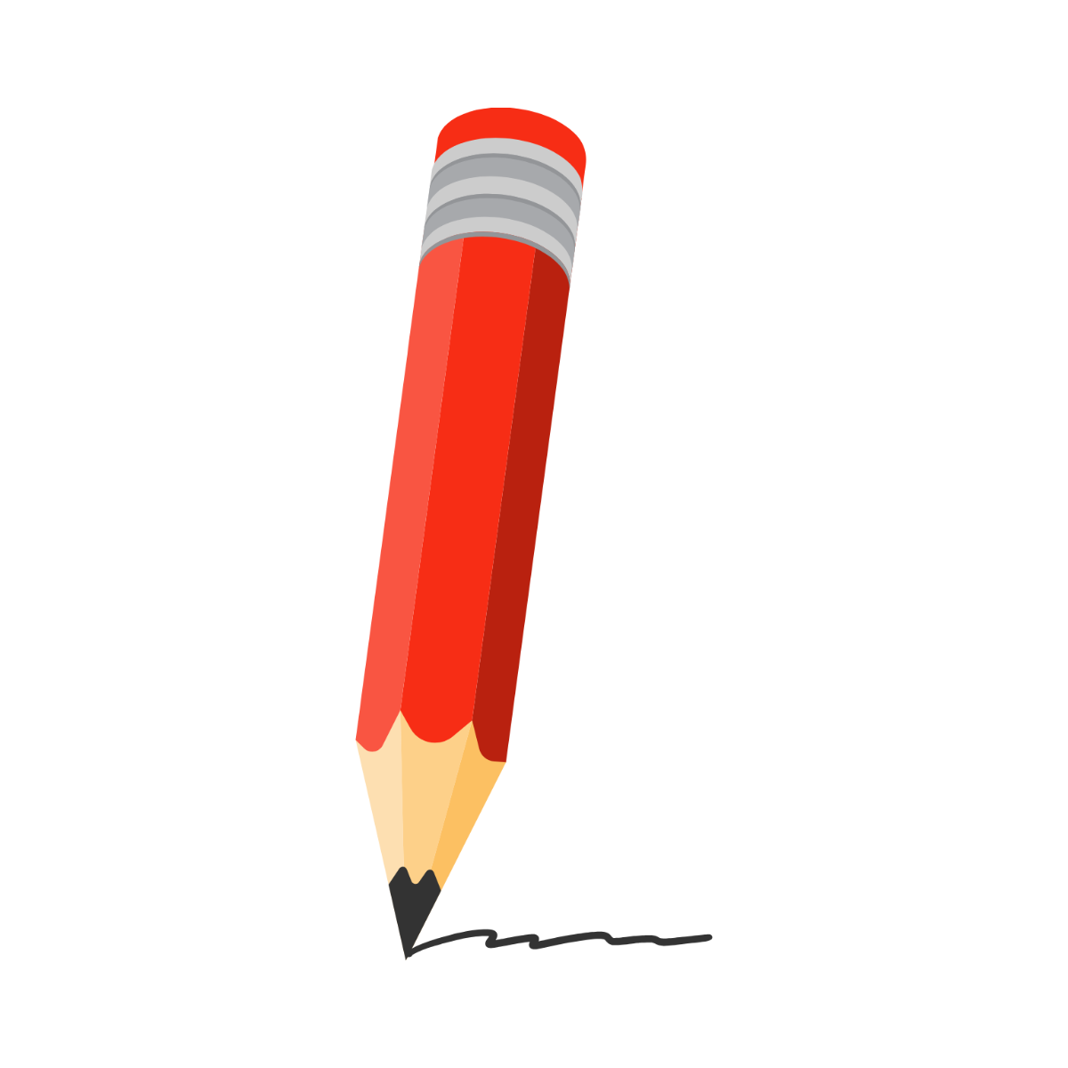 3D Pencil Clipart - Edit Online | Template.net