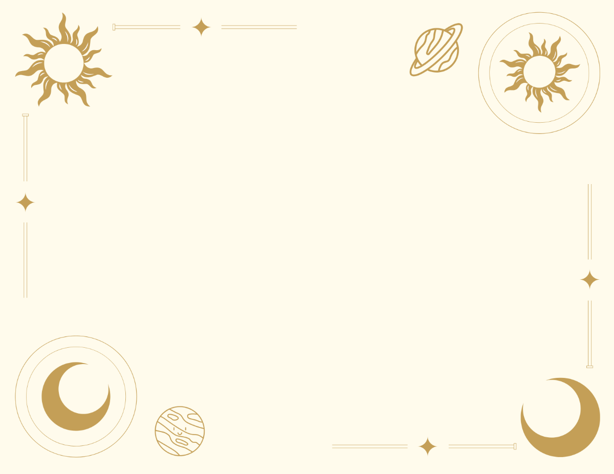 Astrology Certificate Clipart