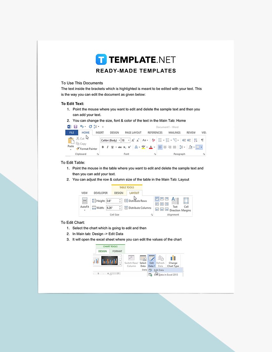 Blank Software Invoice Template