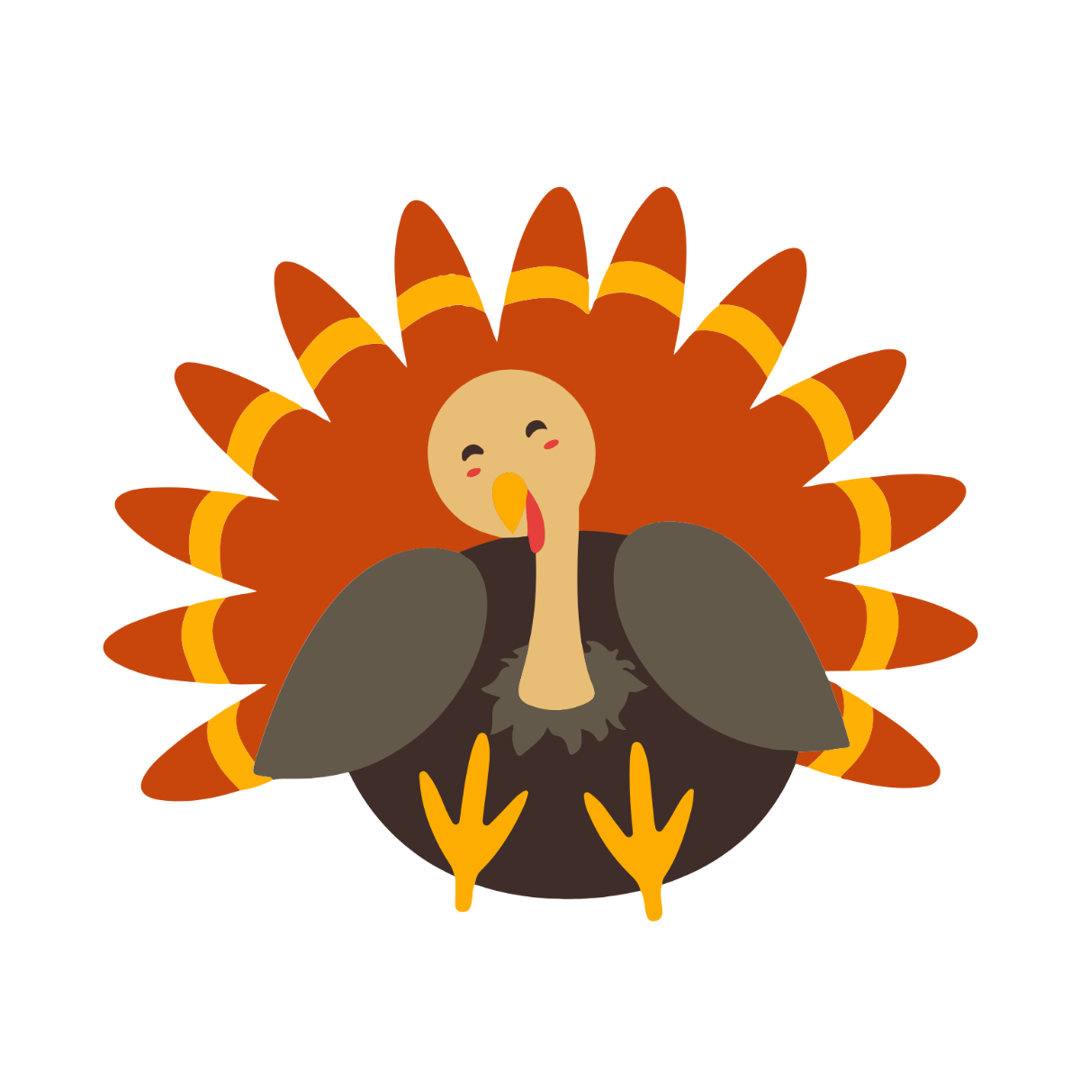 Modern Turkey Clipart