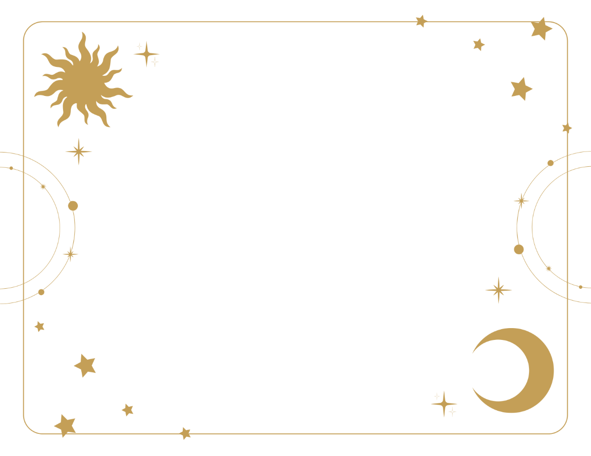 Astrology Certificate Border