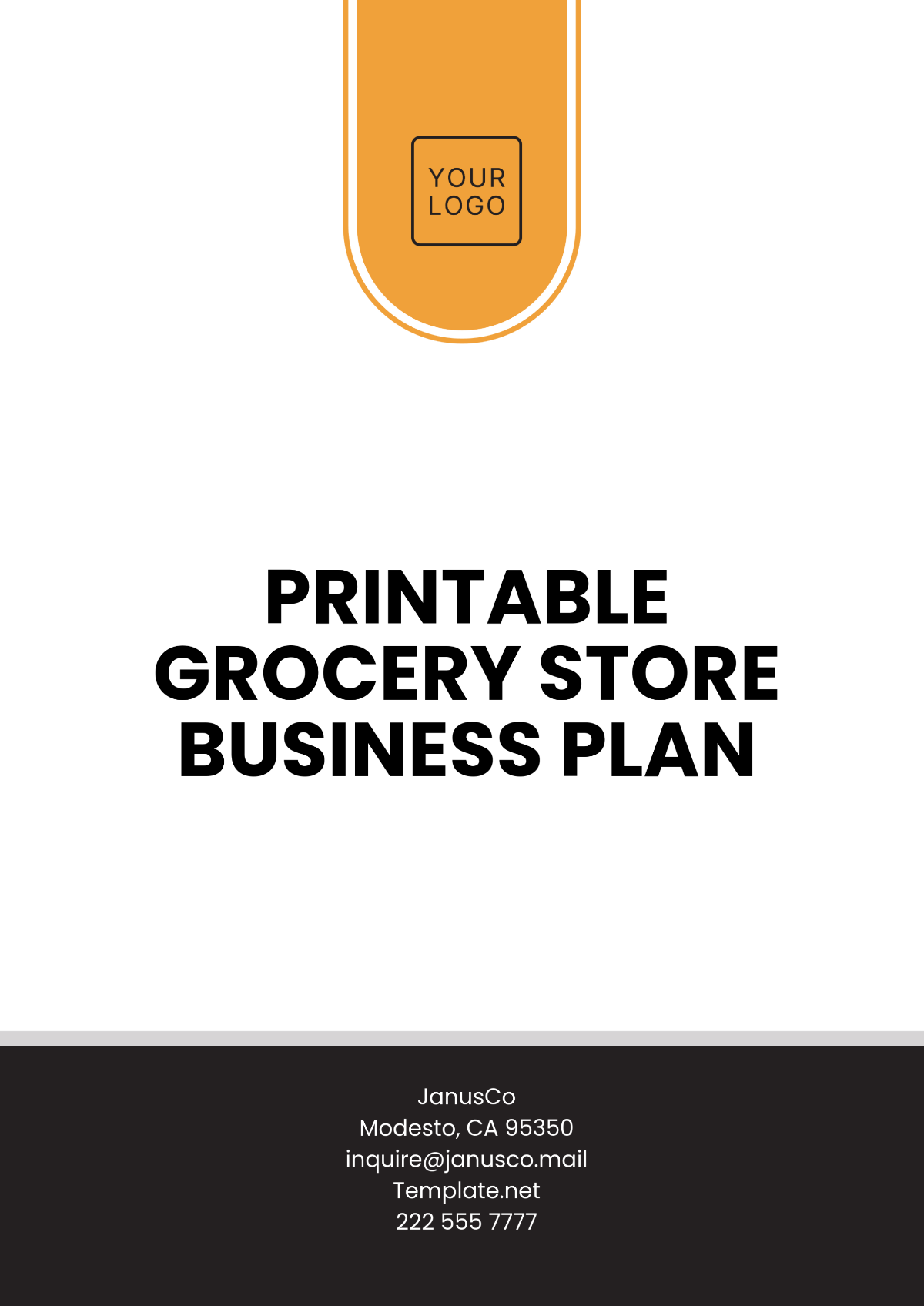 Printable Grocery Store Business Plan Template - Edit Online & Download