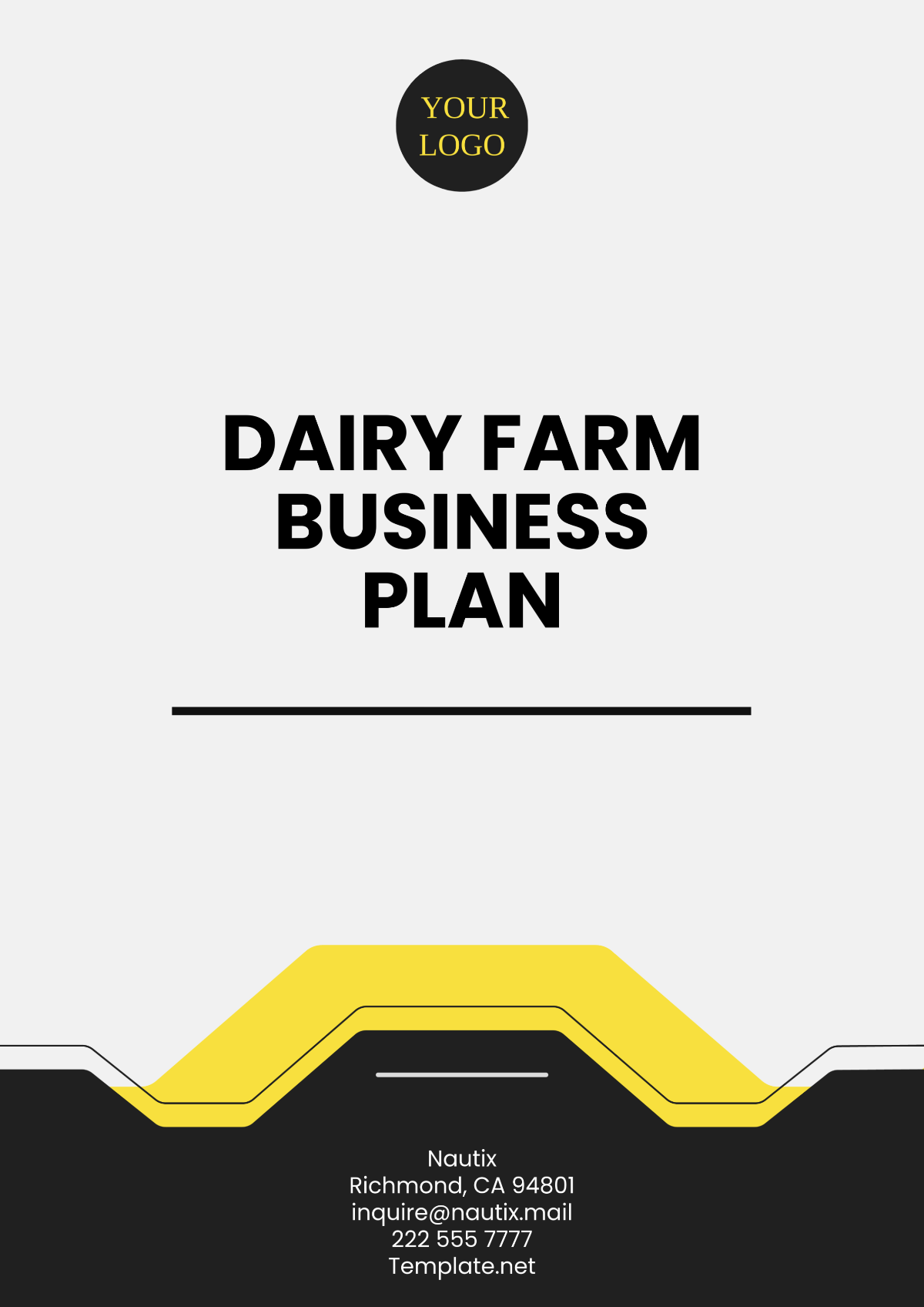 Free Dairy Farm Business Plan Template