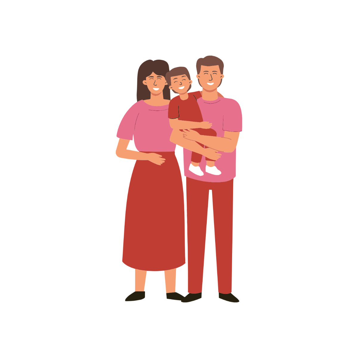 Loving Family Clipart