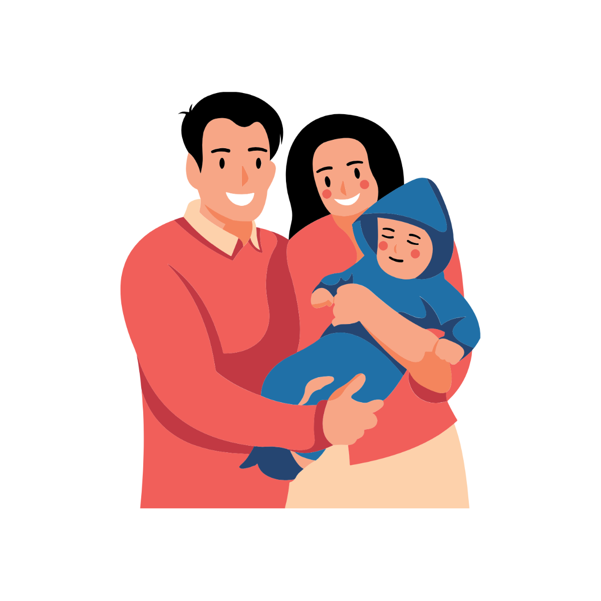 Baby and Family Clipart