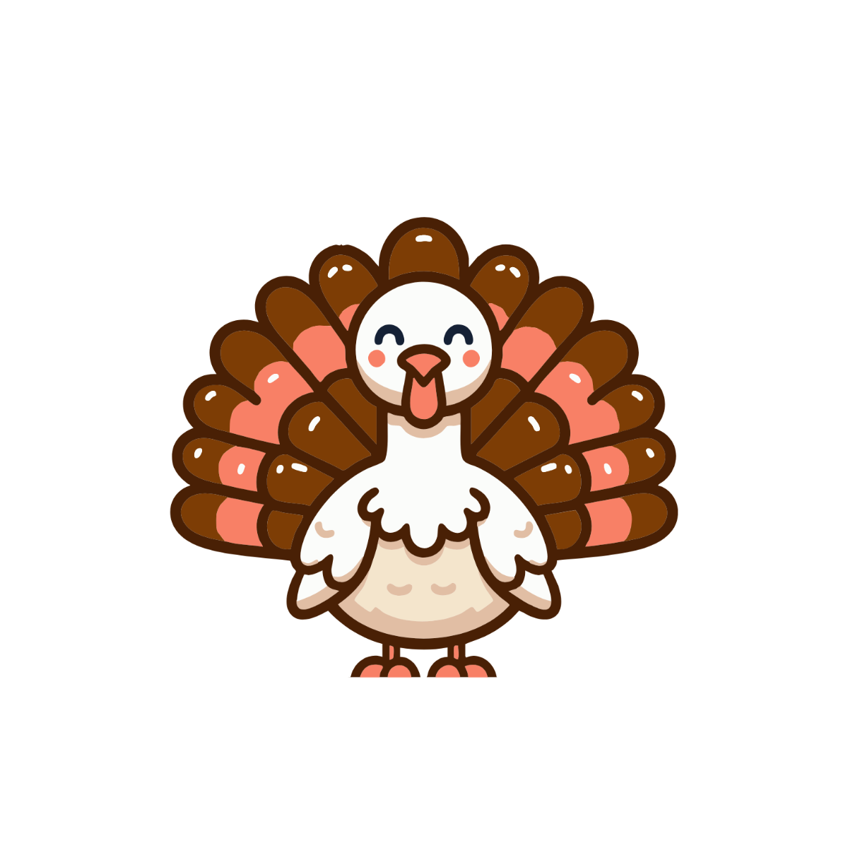 Colorful Turkey Clipart - Edit Online | Template.net