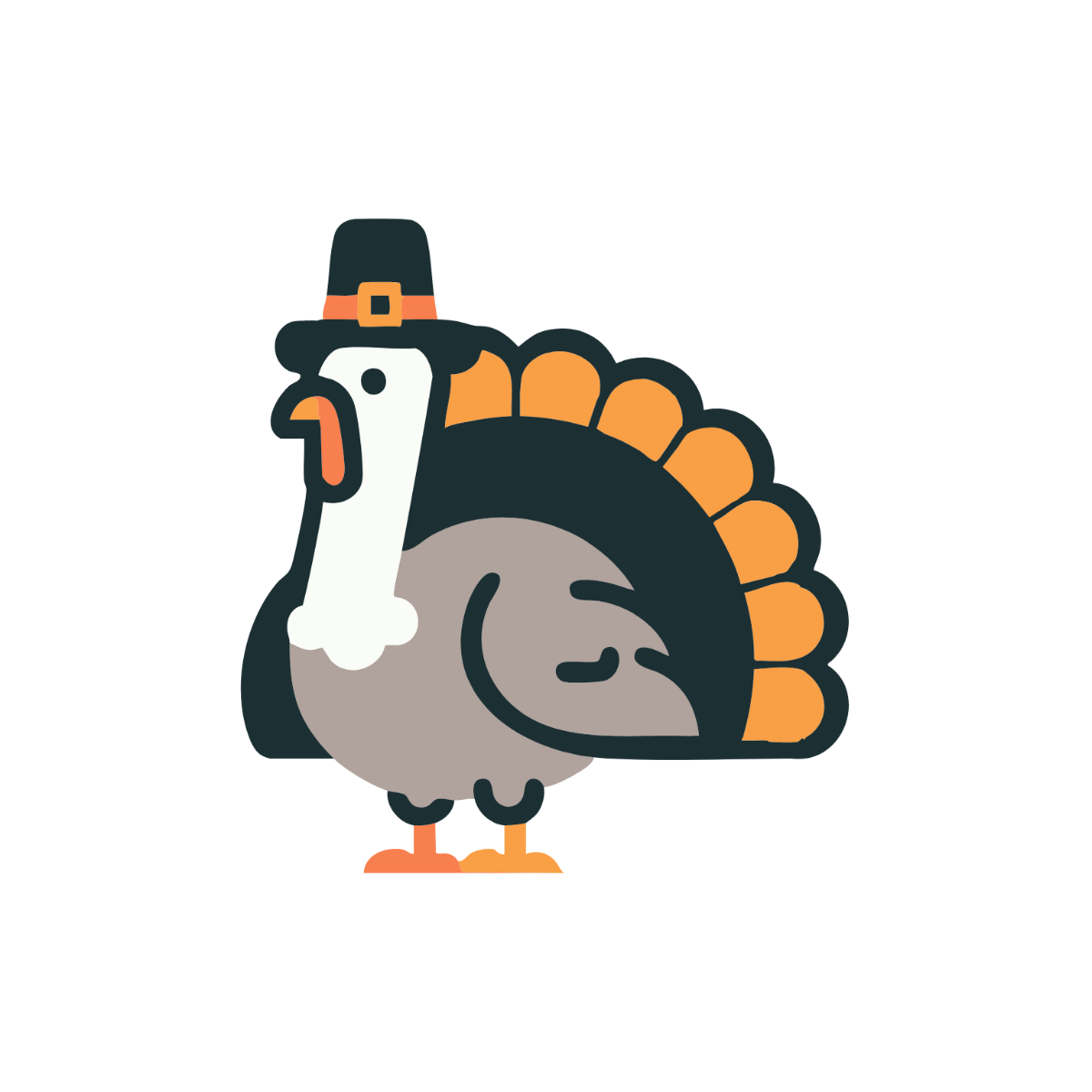 Transparent Turkey Clipart - Edit Online | Template.net