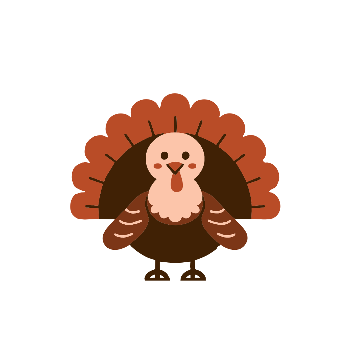 Holiday Turkey Clipart - Edit Online | Template.net