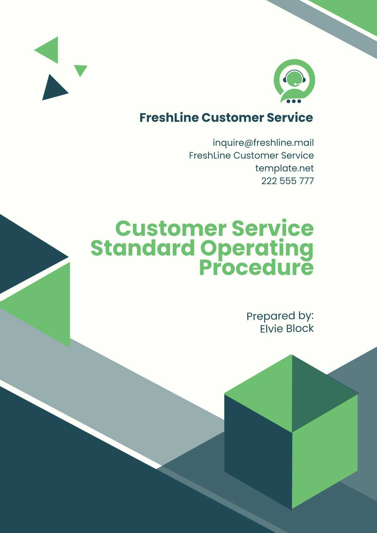 Free Customer Service Standard Operating Procedure Template