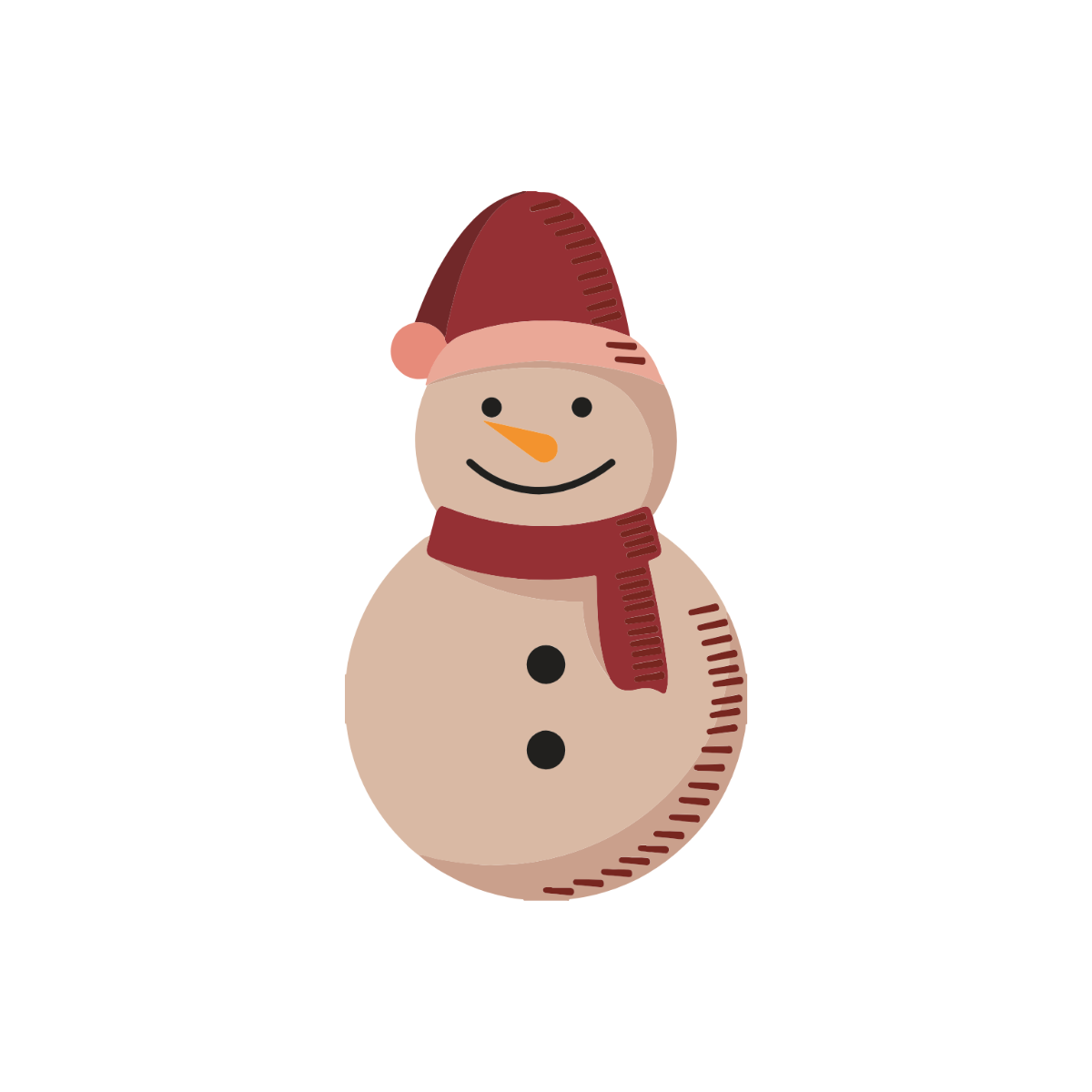 Free Vintage Snowman Clipart Template - Edit Online & Download