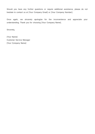 Free Airline Letter Template to Edit Online