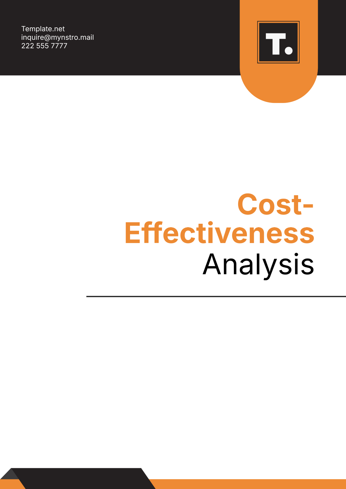 Cost-Effectiveness Analysis Design Template - Edit Online & Download