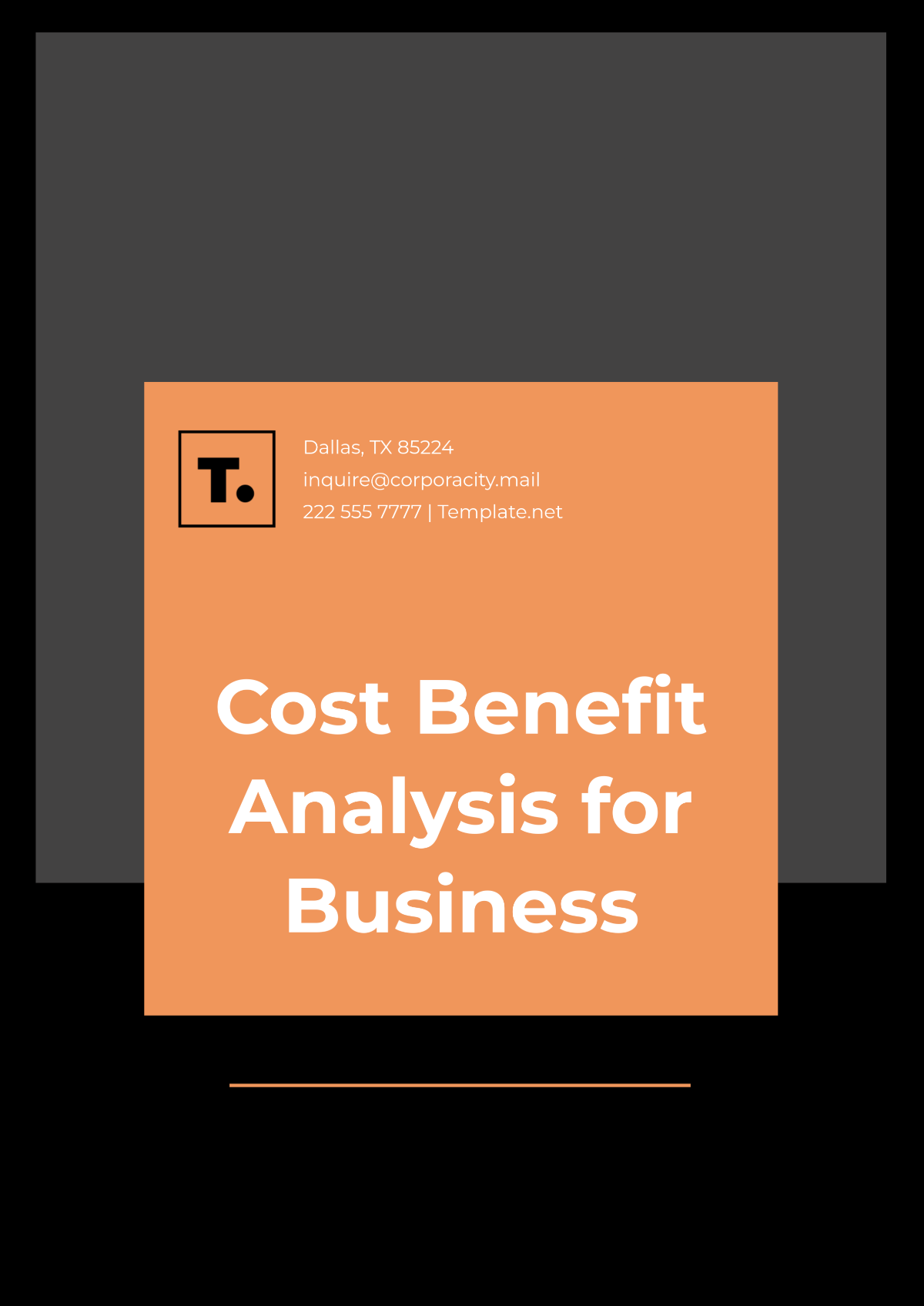 Printable Cost Benefit Analysis for Business Template - Edit Online & Download