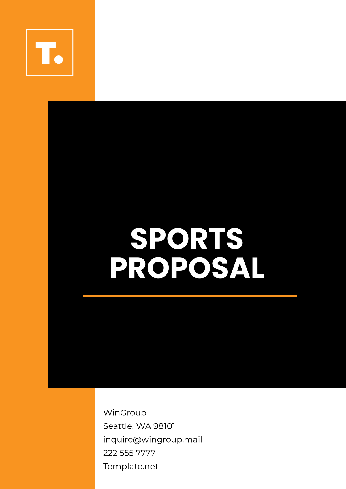 Sports Proposal Template - Edit Online & Download