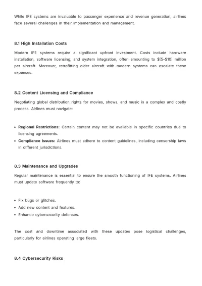 Free Airline In-Flight Entertainment Guide Template to Edit Online