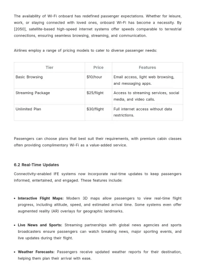 Free Airline In-Flight Entertainment Guide Template to Edit Online