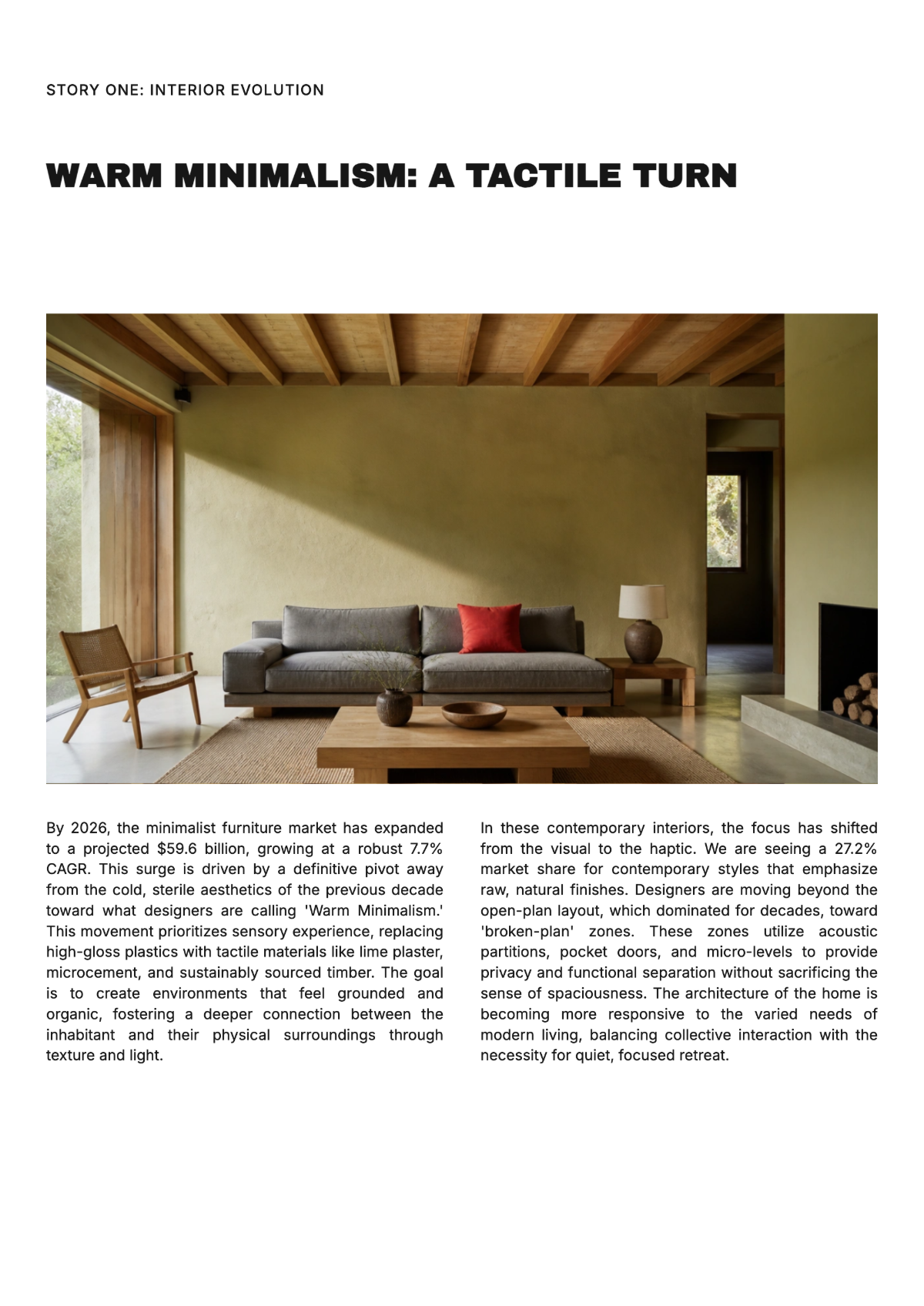 Free Modern Magazine Template to Edit Online