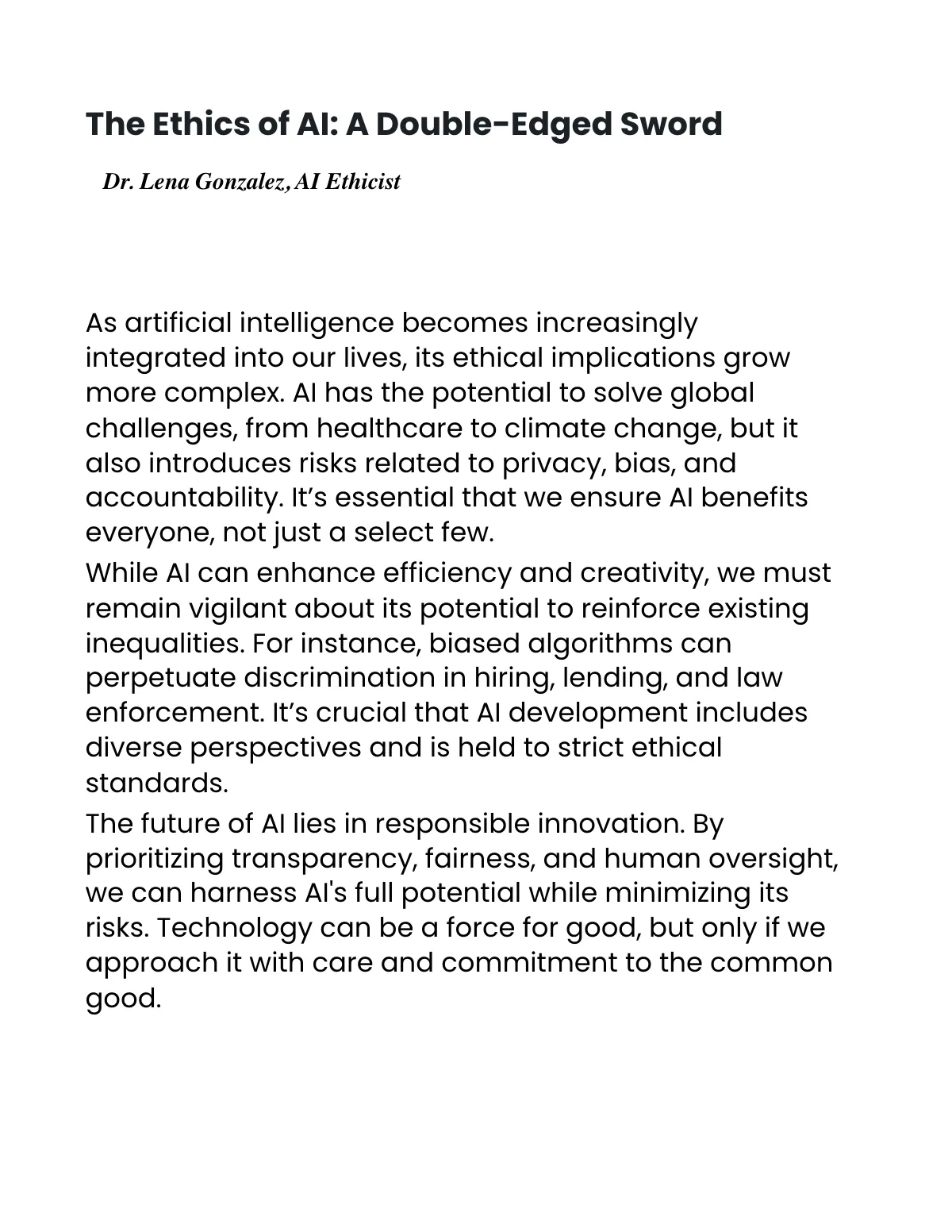 Free Modern Magazine Template to Edit Online