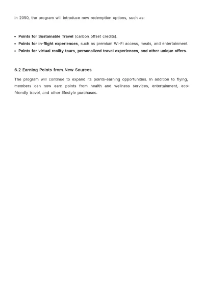 Free Airline Frequent Flyer Program Template to Edit Online