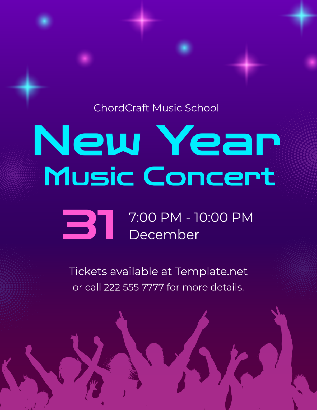 New Year Music Concert Flyer