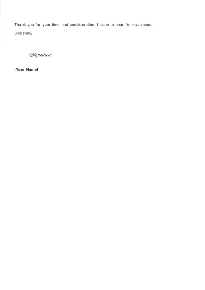 Free Freelance Videographer Letter Template to Edit Online