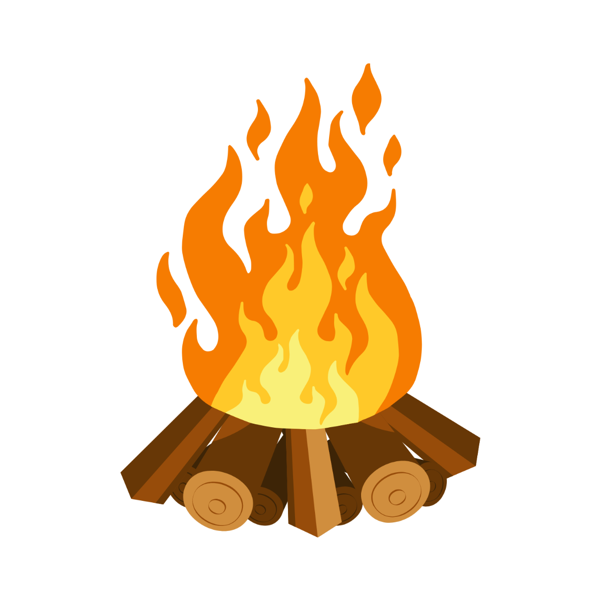 Free Campfire Clipart Template - Edit Online & Download